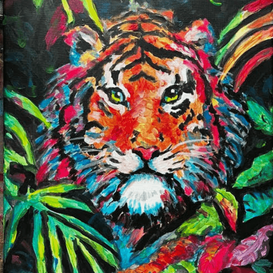 Tiger Malworkshops in Zürich