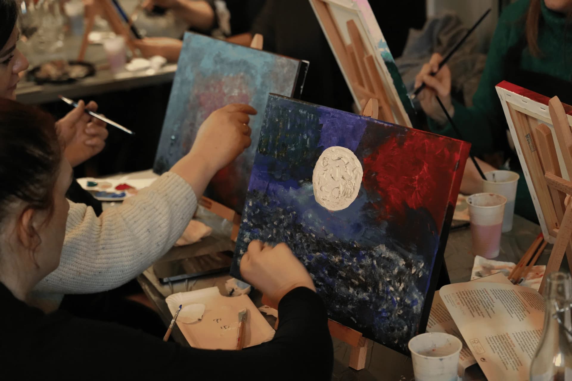Drink and Paint, Sip & Paint oder einfach nur Magie?