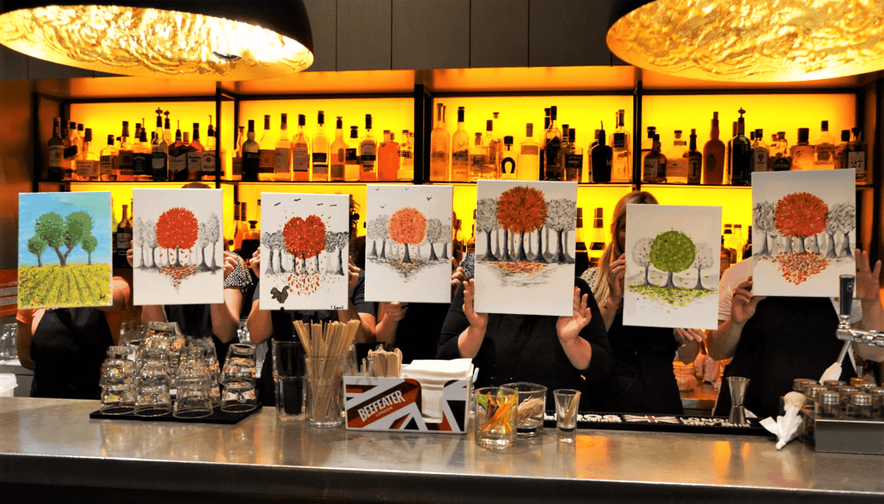 Sip n Paint in Zürich: Mehr als nur ein Malkurs
