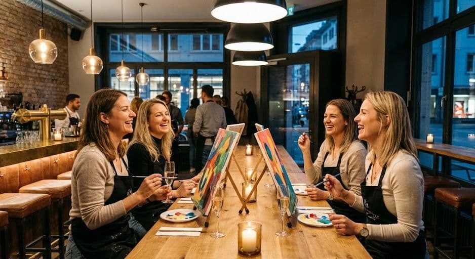 Der ultimative Mädelsabend in Zürich: Prosecco, Pinsel & Kreativität
